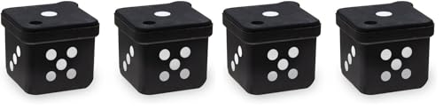Cubitera de Silicona Negra Dados 2 Piezas miniatura 1