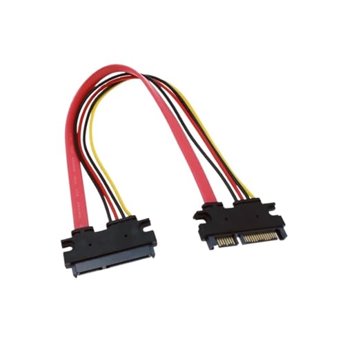Cable Extensor SATA 30 cm 22 Pin Male a Female