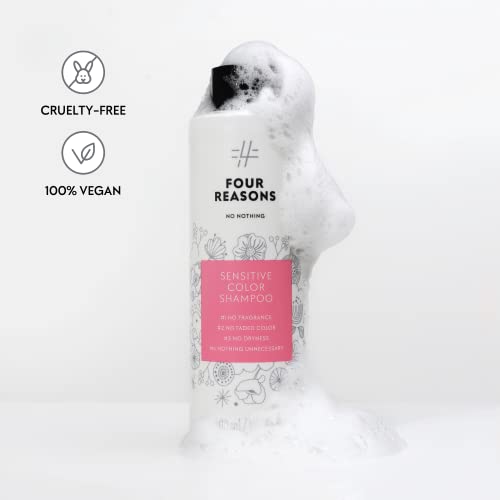 No Nothing Sensitive Color Shampoo - Fragrance Free Shampoo - Hypoallergenic, Unscented Shampoo For Color Treated Hair - Shampoo For Sensitive Scalp And Skin - Paraben Free, Vegan – 10.15 Oz #TOP3