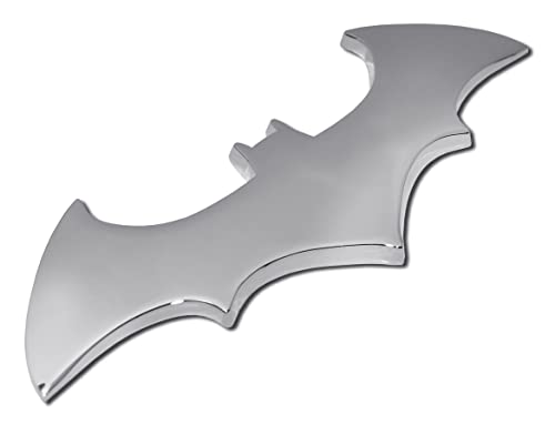 Image of Elektroplate Batman Bat Logo Superhero 3D Chrome Car Emblem