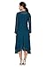 S.L. Fashions Women's Petite Two-Piece Dress with Long-Sleeve Embellished Jacket, Mid Teal, 16P