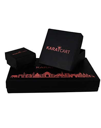 Karatcart Platinum Plated Crystal Adjustable Solitaire Silver Ring for Men and Women - Image 4