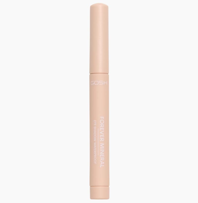 GOSH Forever Mineral Matte Eyeshadow Stick 011 Matt White – Cream‑to‑Powder Matte White Eye Shadow Crayon, Longwear, Smudge‑Proof, Waterproof & Travel‑Friendly