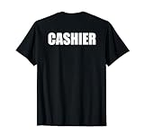 Cashier Professional Job Title Best Team Worker Matching T-Shirt