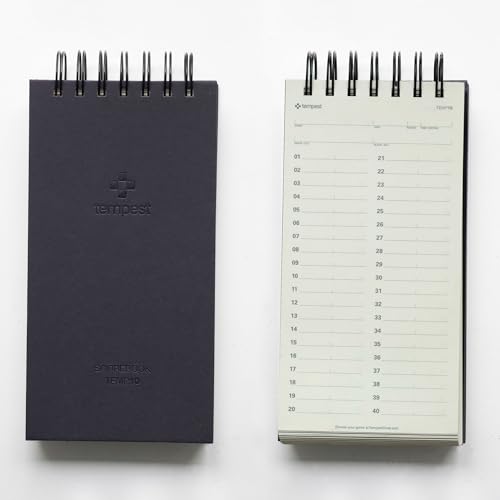 Carnet de scores échecs Tempest rigide : fini l'encre qui bave en plein tournoi