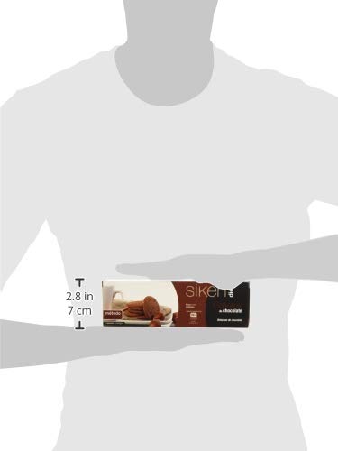 Siken Diet - Galletas de Chocolate, Ricas en ProteÃnas, Snack Ideal para Picar entre Horas - Caja con 3 Sobres de 5 Galletas,112.5 g - Imagen 3