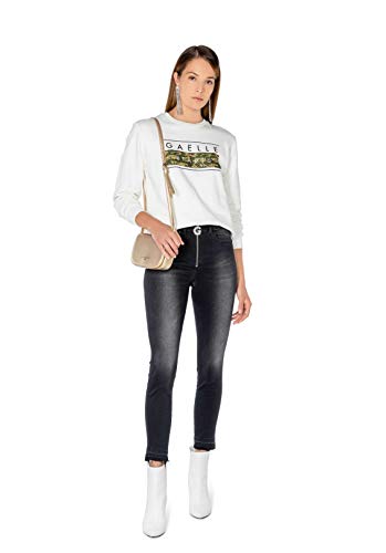 Gaelle Felpa paricollo con Stampa Donna Colore