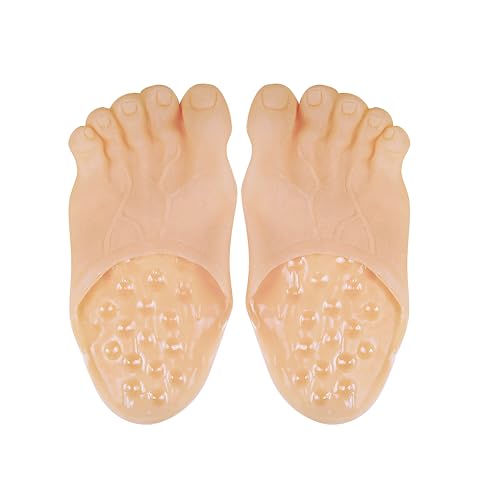 Chambom Funny Feet Slippers - Gag Gifts White Elephant Gifts Costumes Barefoot Slippers Novelty...