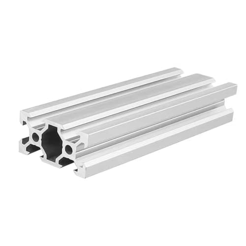 Rail linéaire aluminium 2040 anodisé noir à rainure en V de 200mm pour machine de découpe industrielle