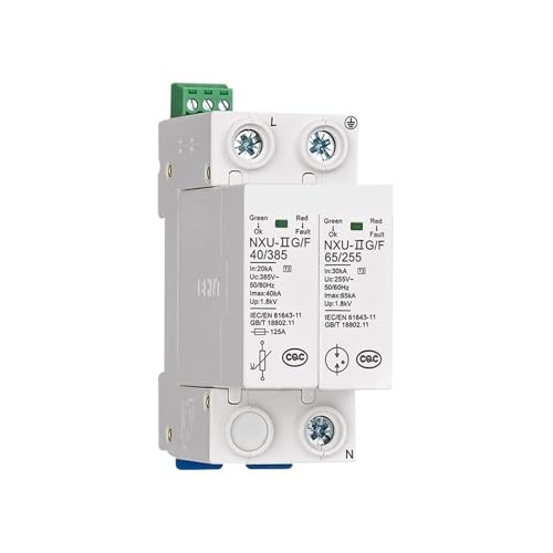 Parasurtenseur NXU 40kA contre la foudre et surtensions 440V 1P+N