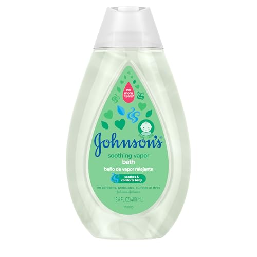 Image of Johnson’s Baby Vapor Bath with Soothing Aromas to Relax Babies Tear-Free & Hypoallergenic, 13.6 Fluid Ounce