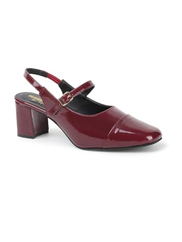 Image of SilverArrow womens Aurelia Block Heel Sandals | Color Tone Design | Fusion Wears | Fashion Sandals