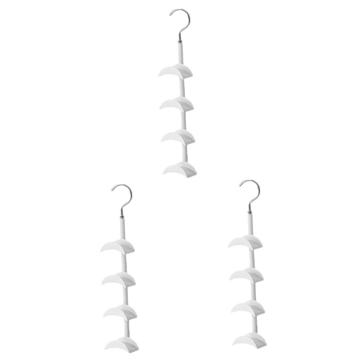 Cabilock 3 Piezas Organizador Colgante Multifuncional para Bolsos y Bufandas con Gancho de Grados para Almacenamiento Armario para Accesorios y Ropa