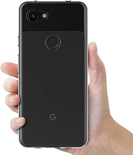 Case for Google Pixel 3a XL (6.8 inch) Soft TPU Rubber Gel Bumper Transparent Back Cover