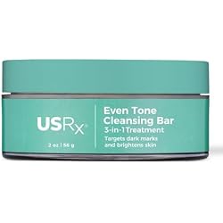 Urban Skin Rx Even Tone Cleansing Bar | 3-in-1 Multitasking Treatment Daily Cleanser, Exfoliator, & Mask | Targets Uneven Skin & Improves the Appearance of Dark Spots | Includes Applicator | 2.0 Oz