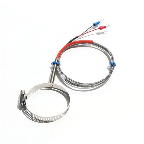 Sensor de temperatura tipo K con abrazadera ajustable de 21-44mm y cable de 2M 2