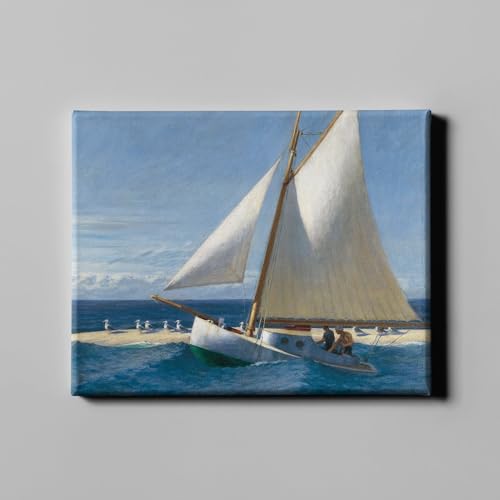 Toile de galerie Edward Hopper d'exception, reproduction d'art Spiffing Prints Medium