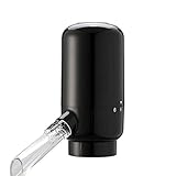 Funcionamiento con un botón: la boquilla automática del aireador de vino es muy fácil de usar. Puedes encender y apagar fácilmente la ventilación y pulsar el botón para liberar el vino al instante. Sin pasos complicados, puedes disfrutar rápidamente del sabor que necesitas.