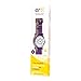 EasyRead Time Teacher Kids Analog Watch - Girls & Boys Teaching Watch - Learn to Tell The Time Childrens Watch - 3 Step Time Teacher Kids Watch - Child Watch Easy to Read Rainbow Dial - Purple Strap