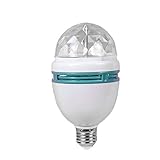 Consumo: 9 W Lámpara LED RGB orientable con luces efecto disco DJ