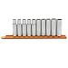 GEARWRENCH 80704 10 Piece 1/2-Inch Drive 6 Point Deep Metric Socket Set