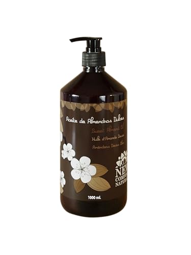 New Comfort Aceite de Almendras Dulces 100% Puro y Natural – Prensado en Frío con Vitamina E – Hidratante Piel, Cabello y Uñas (1 L)
