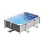 9ft x 6ft x 24in Gray (561mm)