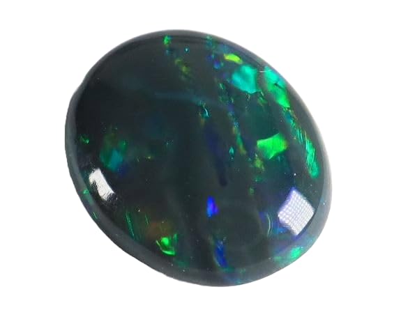 WORLD WIDE GEMS8.1mm x 6.4mm x 2.1mm Australian Opal,1Pcs Cabochon Rare Quality Australian Opal,1Pcs OVAL Cabochon Ethiopian Opal Cabochon Natural welo opal multi fire opal loose Gemstone For Jewelry Making