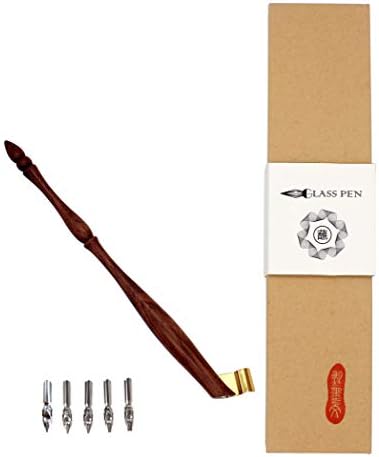 Oblique Vintage Calligraphy Dip Pen Holder – English Copperplate Script, Wood