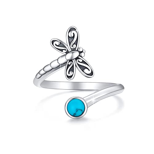 Anillo de ópalo ajustable en plata de ley 925 ideal para el día a día