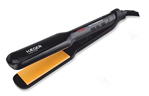 HAEGER Golden Sleek Haarglätter mit Keramikplatten