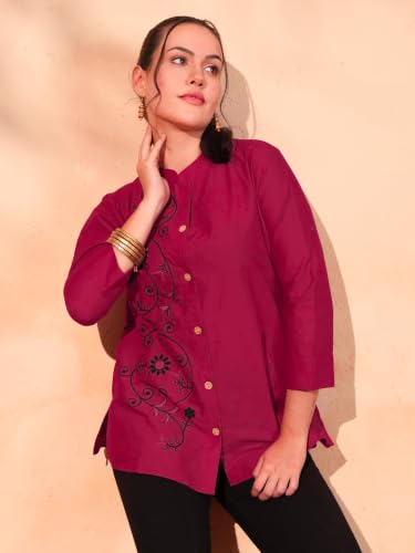 Image of Naixa Women's Pink Cotton Printed Straight Kurta with Pant and Dupatta Set