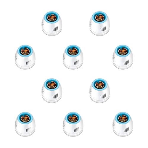 Image of Anchor by Panasonic Round Batten Bulb Holder for Wall | B22 Bulb Holder for Led Bulb | Straight B22 Holder Bulb Socket (Pack of 10, 39684)