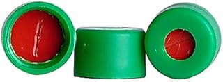 Kit with 350uL Clear Round Insert, Green Cap and Precut Butyl Septa