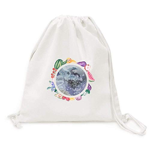 Sac en tissu pliable l'encre aquarelle abstraite fini les cabas encombrants légumes