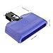 SWOOMEY Portable Blue Plastic Drum Accessory Latin Percussion Cow Bell Mounting Clamp Durable High Pitch Sound Easy Installation for Drum Kits and Percussion Support