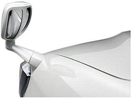 PALAUTOLIGHTS Acrylic Front Fender Bonnet Mirror SUV Wide Angle Mirror for Toyota Fortuner (White)