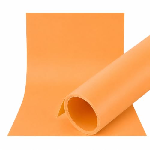 Image of SMILEDRIVE Professional Background Sheets, 68 x 130 cm | Saffron & Blue