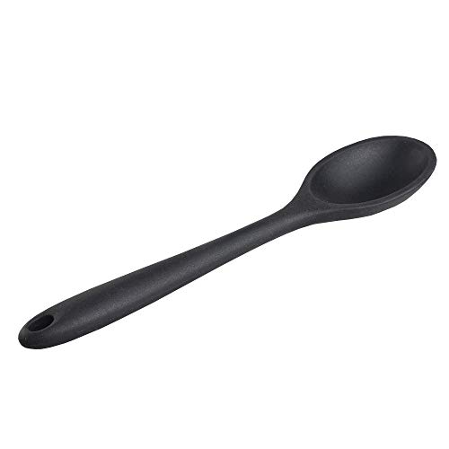 Jogo de Utensílios de Silicone Preto 5 peças Colher Concha