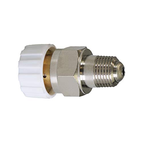 Image of Midline Valve 6I722 Radiator Steam Air Vent with Plastic Knob; Heat Regulator Valve; 1 /8 in. MIP; Chrome Plated Steel