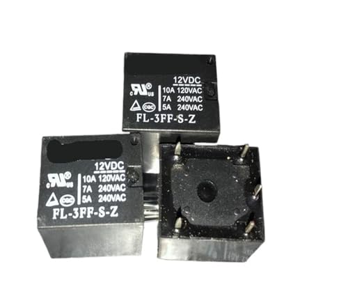 Relé T73-1C-12V de conmutación estable y 5 pines FL-3FF-SZ de 12V