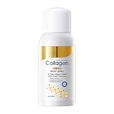 Spray reafirmante de colágeno, relleno y reafirmante para el cuerpo y la cara, suero de colágeno, spray antiarrugas y antiedad para absorción rápida e hidratación instantánea para cuerpo, brazos
