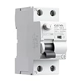 GEYA Elektromagnetischer Fehlerstromschutzschalter Differentialschalter Sicherheitsschalter(Type B-2P-40A-0.03A)