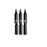 4oz Black Plastic Spray Bottles -6 Pack Empty Spray Bottle Refillable Containers - Essential Oils - Hair - Cleaning Products - Aromatherapy | Fine Mist Sprayers with Dust Caps- By Natural Farms