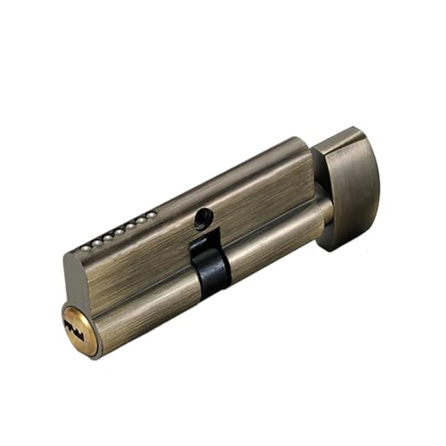 1 Juego de cerradura de cilindro de puerta sesgada, 70mm, 3 llaves, entrada antirrobo, cerradura de puerta AB de latón, cilindro de cerradura Interior de seguridad Uso apto para el hogar y dormitorio(