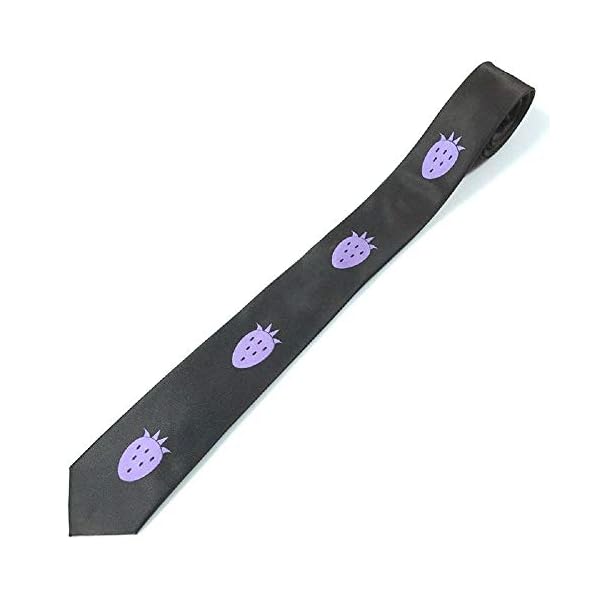 damdos Neckties Krawatten for Jojos Fans NBizarre Adventure Killer Queen Kira Yoshikage Skull Neck Tie Cosplay Costumes – Bild 4