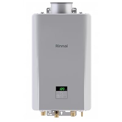 Rinnai REP199iP Smart-Circ Non-Condensing Propane Tankless Water Heater with Built-In Recirculation Pump, Up to 7.9 GPM, Indoor Installation, 199,000 BTU
