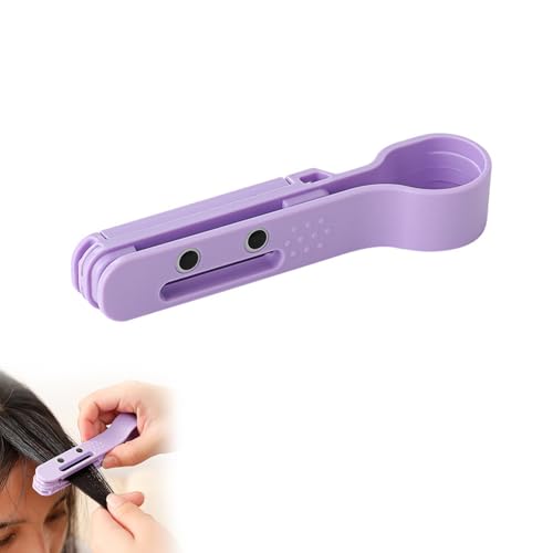 Clip per Taglio Capelli Professionale - Kit Fai Da Te con Forbici per Capelli e Guida Frangia, Perfetto per Tagliare Doppie Punte e Creare Stili a Strati