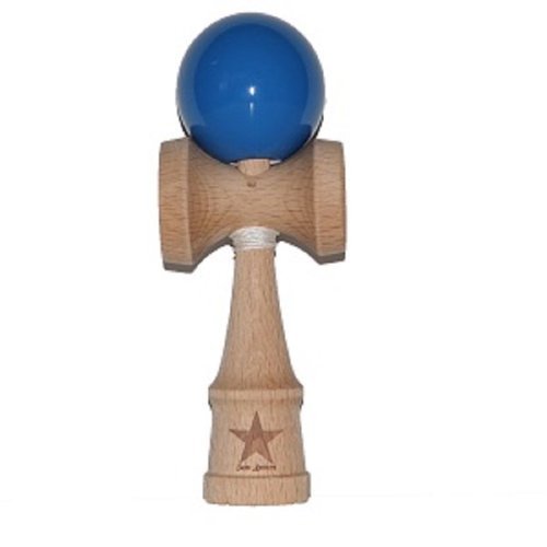 Super Kendama Mini Blue Shinny, Super Sticky, Free String
