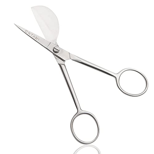 Ontaki Dual Bent Machine Embroidery Scissors - 6.5' Carbon Steel,...
